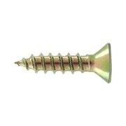 DELTANA Wood Screw, #9, 3/4 in, Zinc Chromate Steel Flat Head Phillips Drive SCWST975U2D